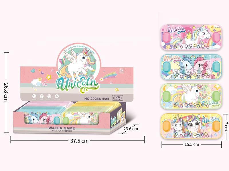 Unicorn Transparent Water Game 24PCS