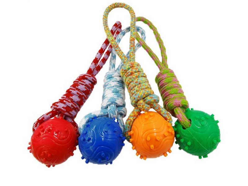 Cotton Rope-Wound Nail Ball Pet Toy