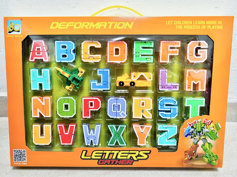 Alphabet Transformation Toys