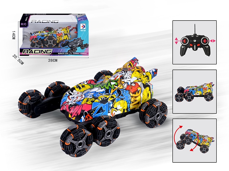 Remote Control 6-Wheel Drift Stunt Car