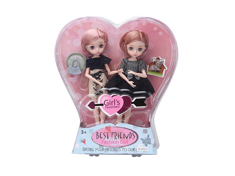 10" Fashion Dolls 2pcs