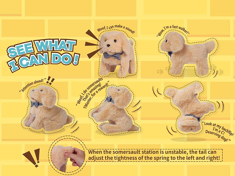 B/O Walking Backflip Dog