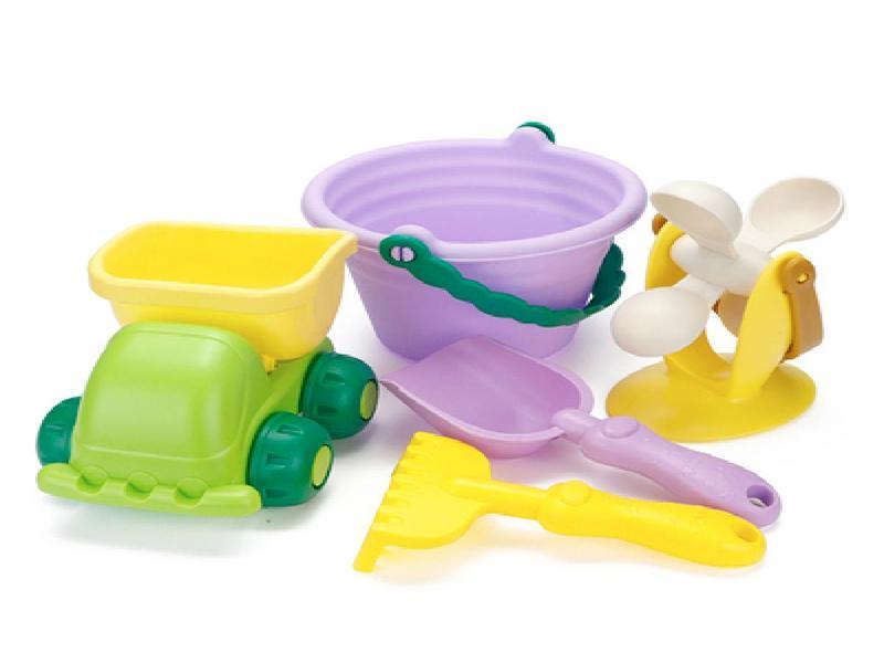 Soft Plastic Beach Car Set 5pcs