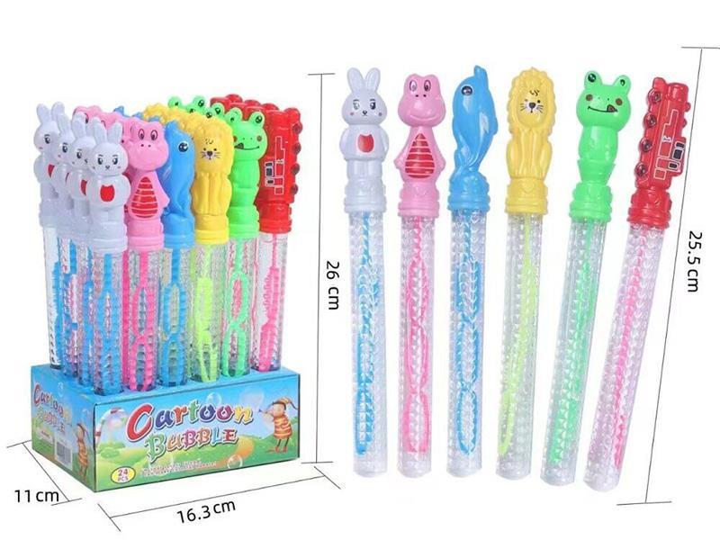 Cartoon Bubble Sticks 24pcs