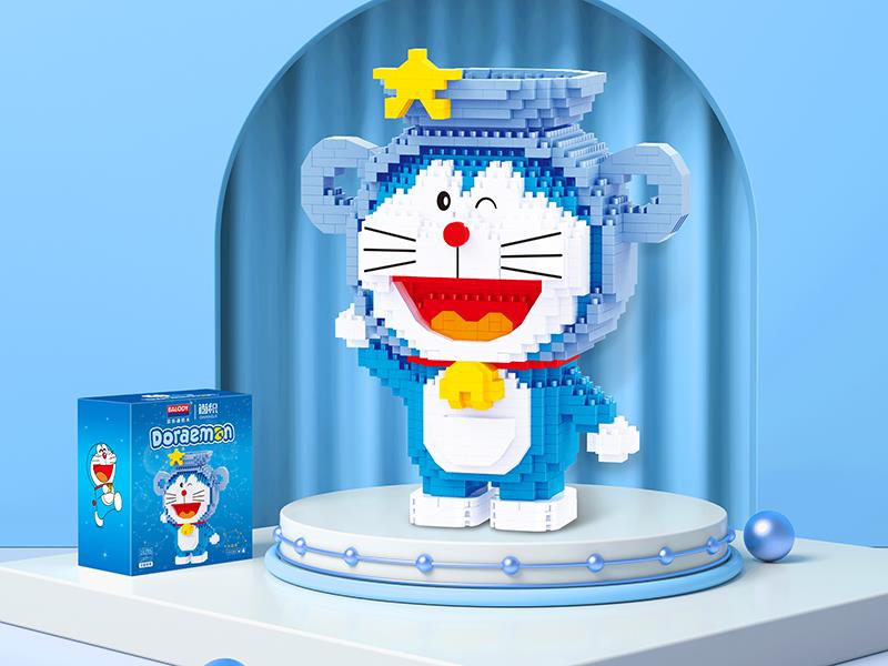 Doraemon Aquarius Microparticle Building Blocks(1107pcs)