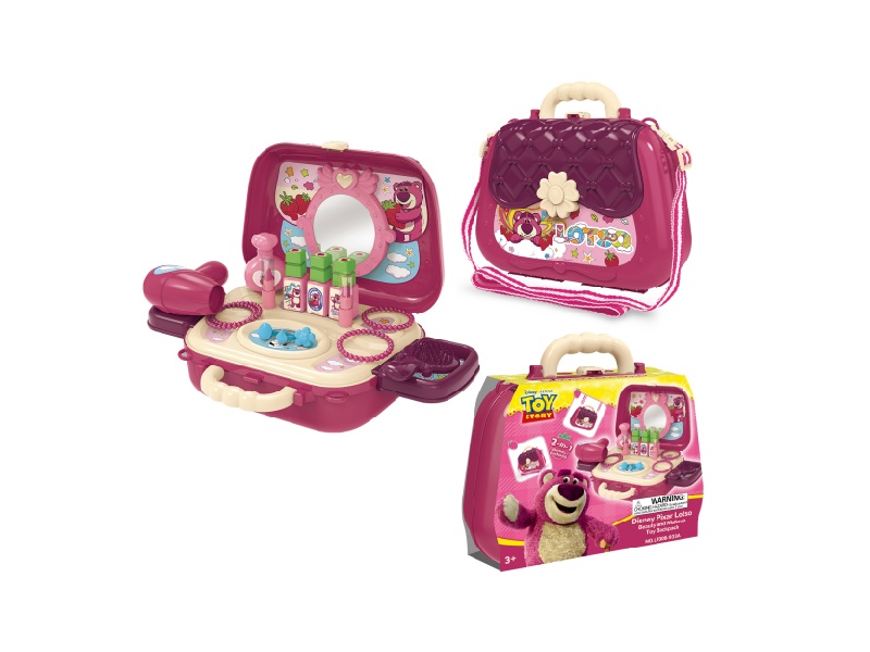 Disney Pixar Strawberry Bear Beauty Toy Backpack