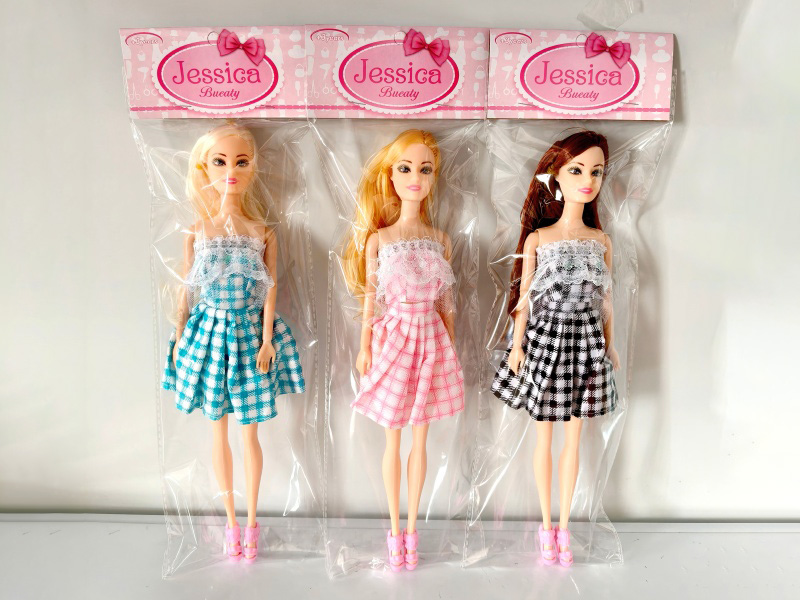 11-Inch 9-Joint Big-Foot Barbie Doll