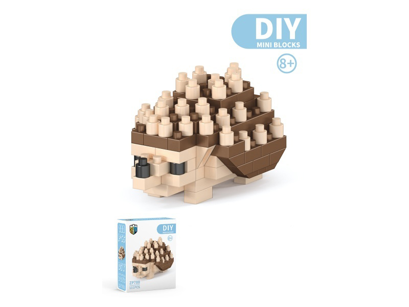 Hedgehog Building Blocks Animal Series 111PCS