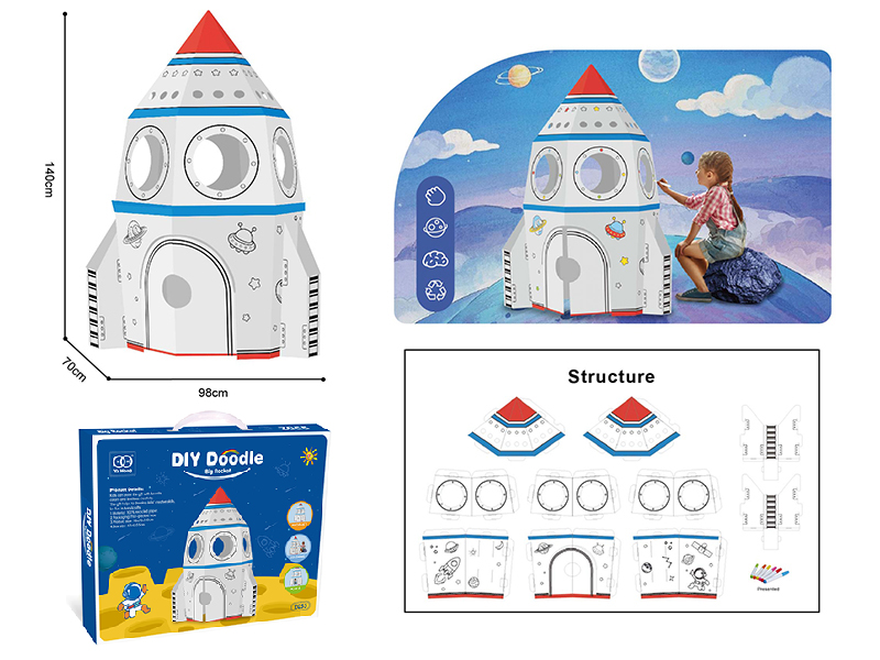 DIY Doodle Space Rocket