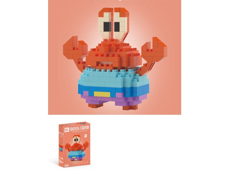 Cartoon Series - Crab Boss Building Blocks 188 PCS