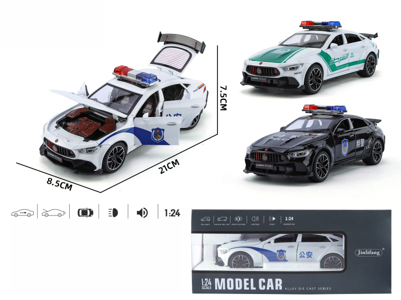 1:24 Brabus 900 Chinese/Middle East Alloy Police Car Model