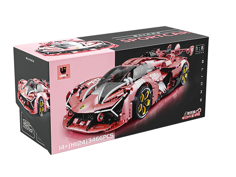 1:8 Sports Car Building Blocks 3466PCS