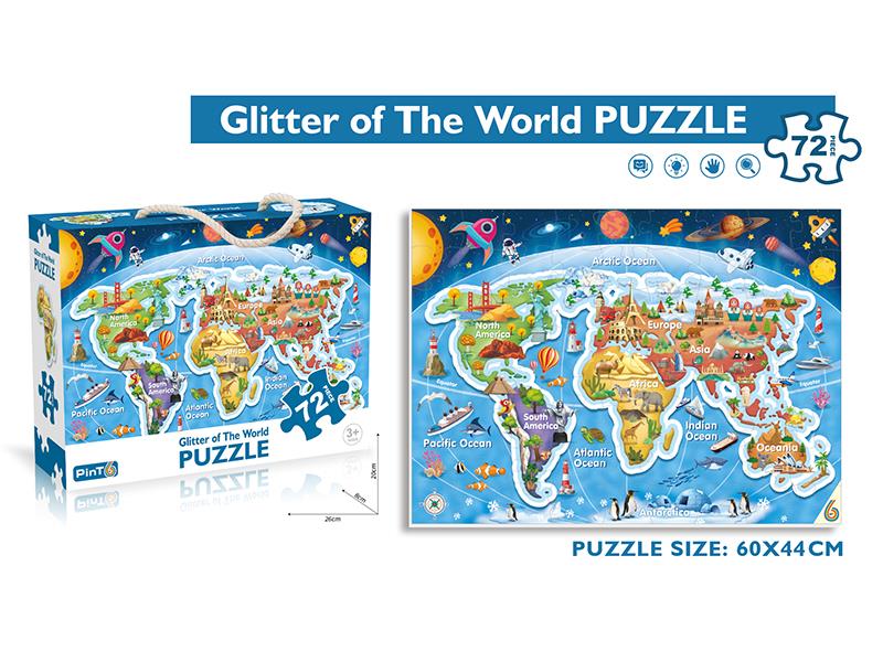 Glittr Of The World Puzzle 72pcs