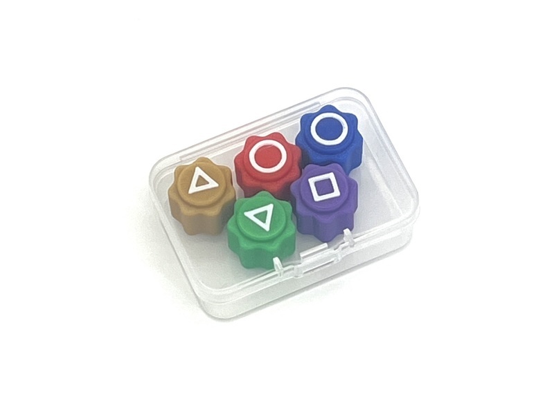 Squid Game Props Pp Transparent Box +5 Stones