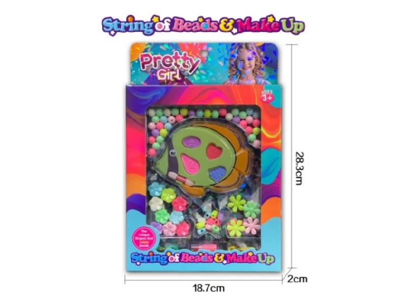 Butterfly Fish Makeup Macaroon Bead Set
