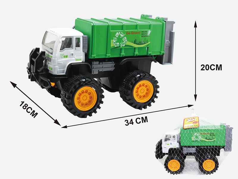 Friction Big Wheel Sanitation Truck