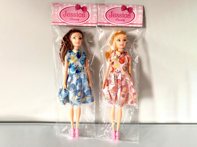 11-Inch 9-Joint Big-Foot Barbie Doll