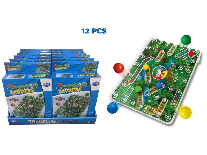3D Snake Ladder Game 12pcs