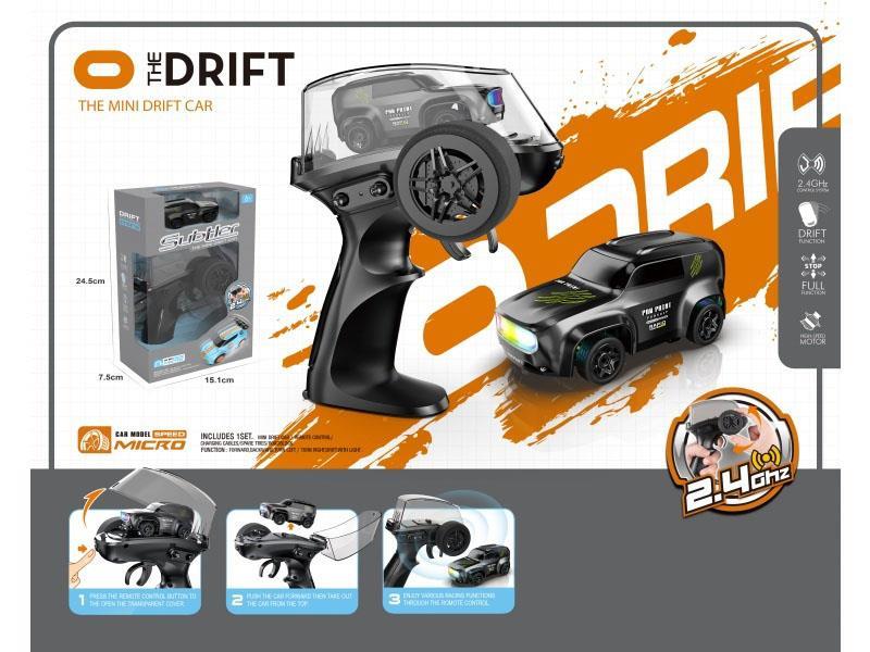 1:64 Micro Remote Control Car 2.4G Four-Wheel Drive Mini Remote-Controlled Off-Road Vehicle