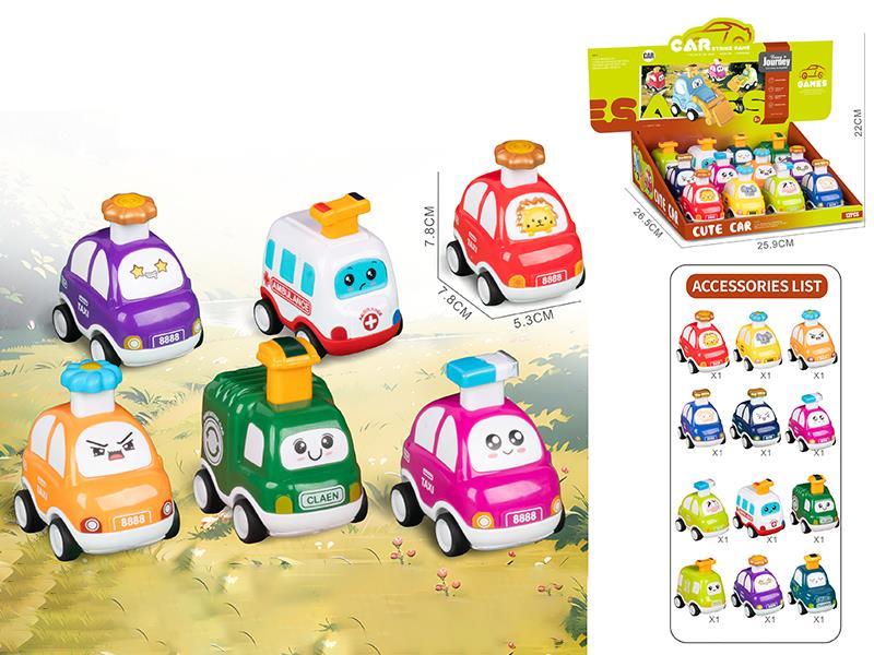 Press City Cars 12pcs