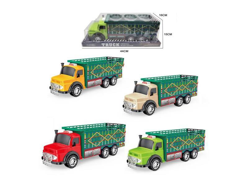 Friction Six-Wheeled Truck