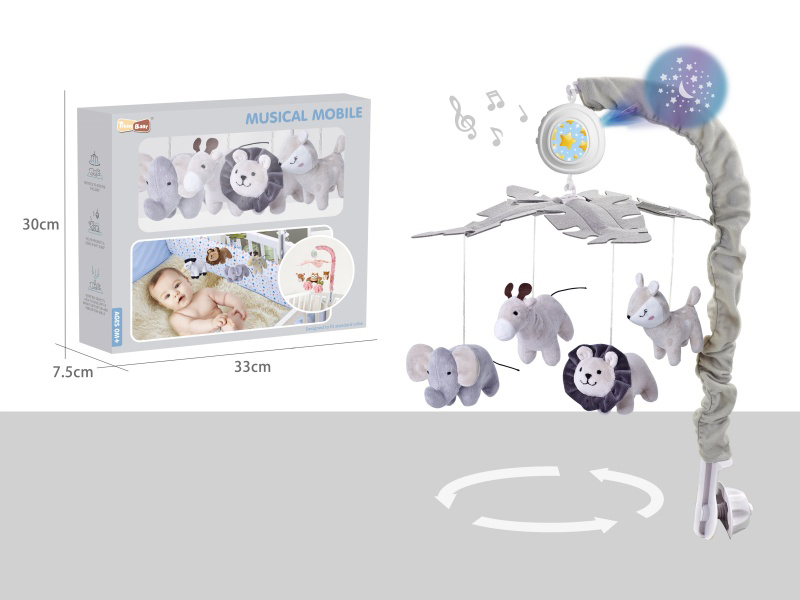 Light Projection Bedside Bell With Remote Controller