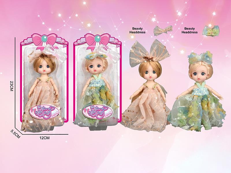 6 Inch 12-Joints Fashion Doll