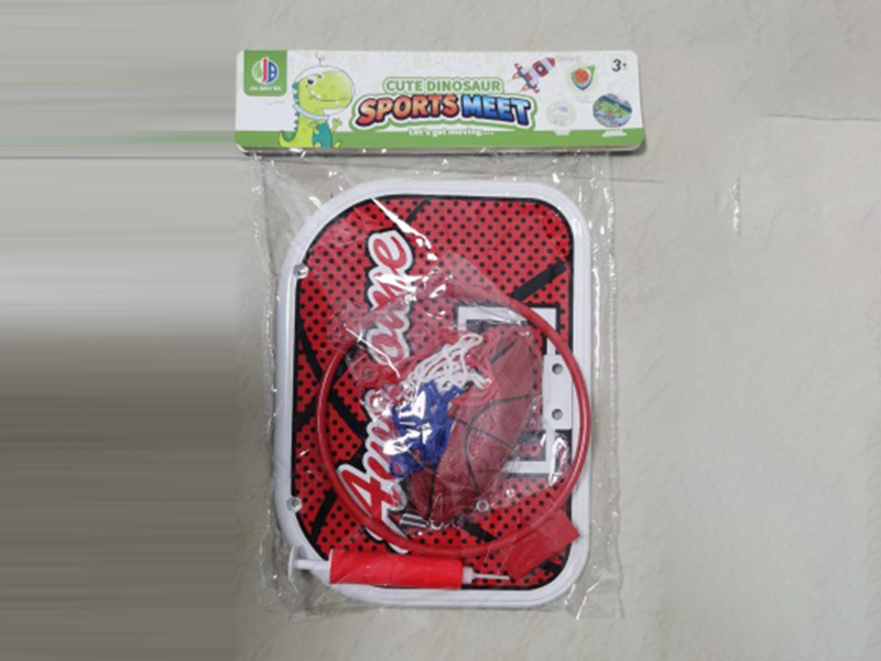 Basketball Board (Red Plastic Board With Iron Ring)