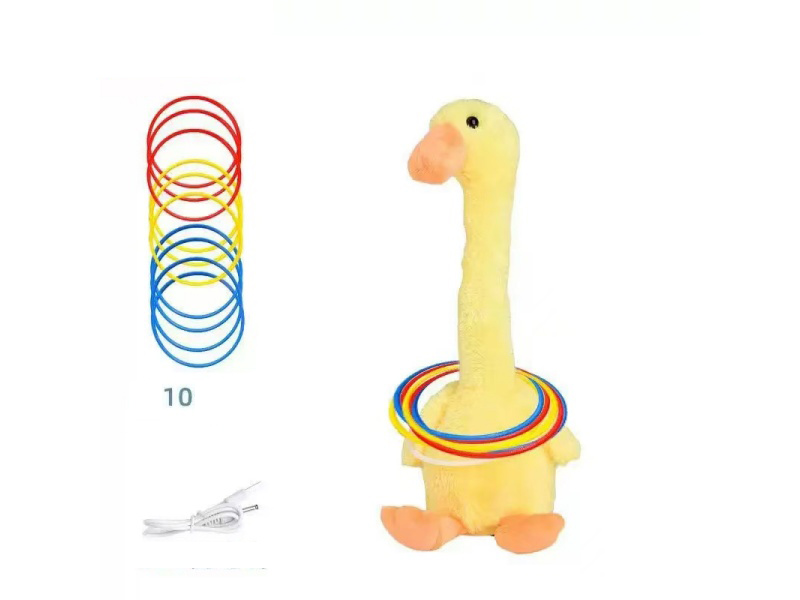 Swinging Duck + 10PCS Rings