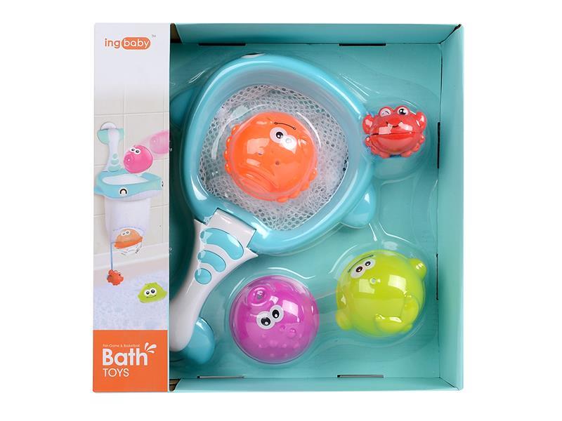 Fishing Game & Basketball Bath Toys