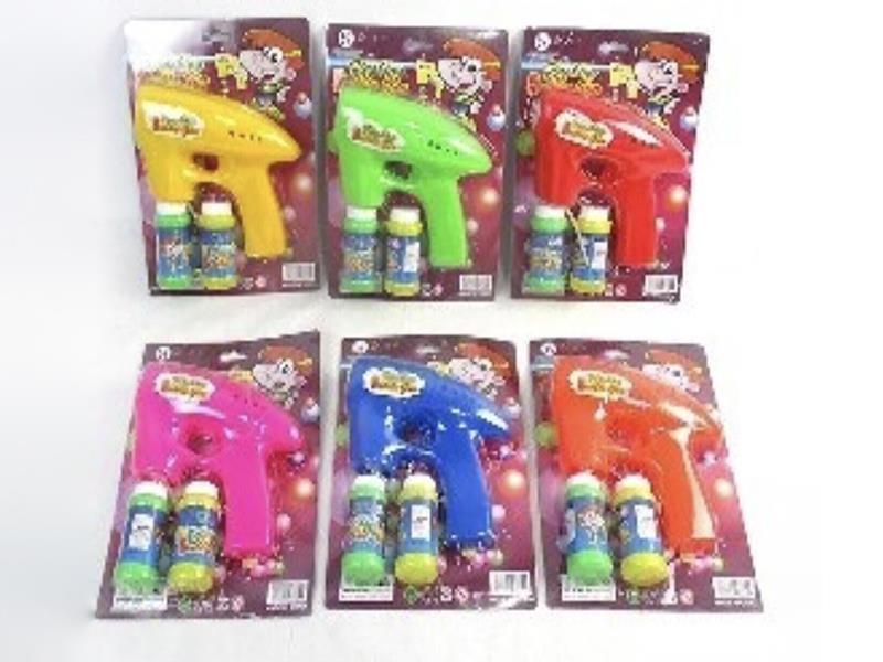 Solid-Color Bubble Gun With Lights(No Music)