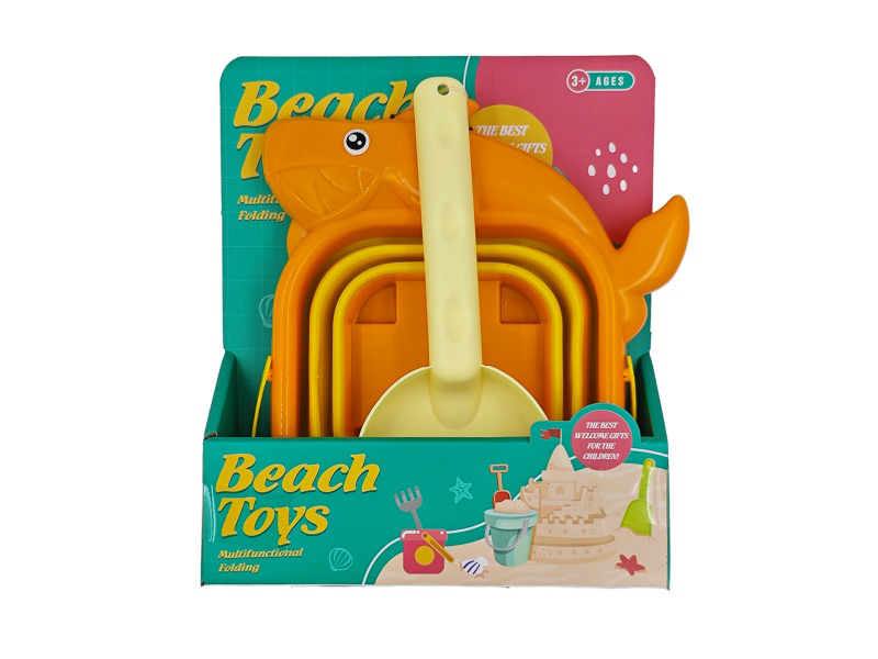 A Set Of 2-Piece Beach Buckets