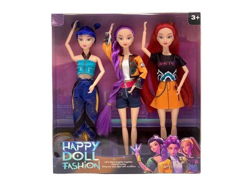 11.5" 11-Joints Solid K-Pop Dolls Set