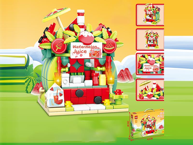 415+pcs Street Scene Series Building Blocks