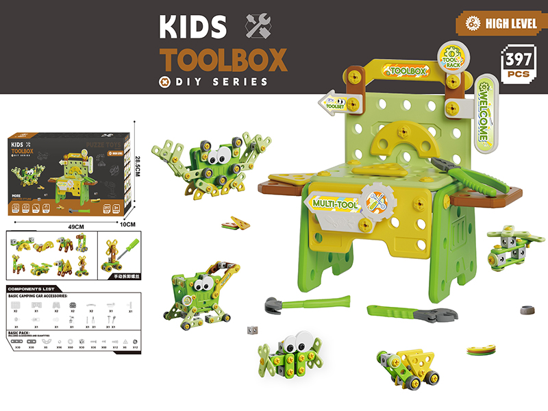 DIY Series Kids Tool Box Set 397pcs