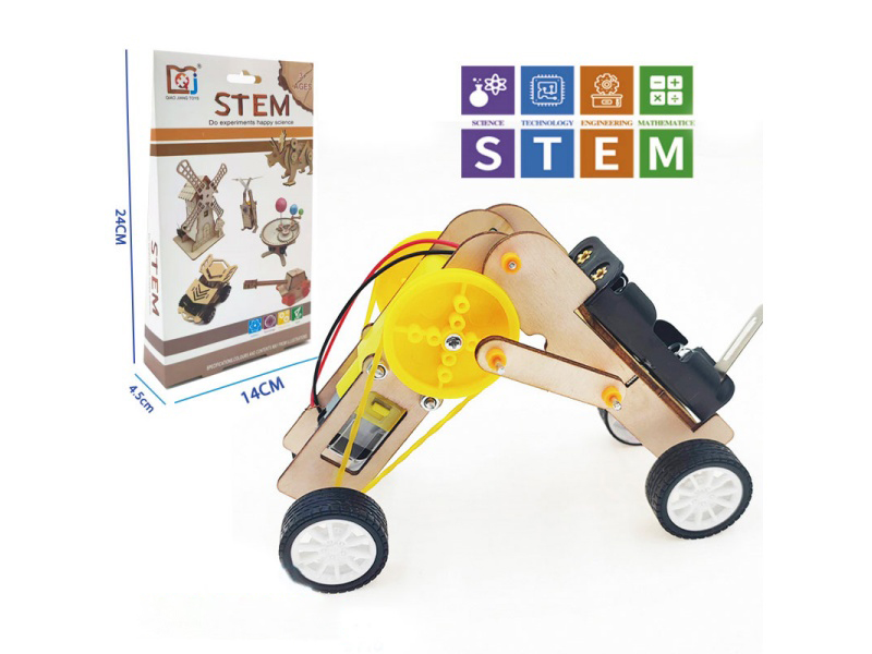 DIY Wooden Worm Robot