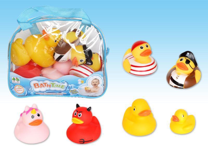 6pcs Vinyl Duck Toys
