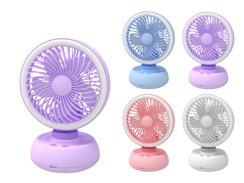 Usb Charging Oscillating Desktop Small Fan