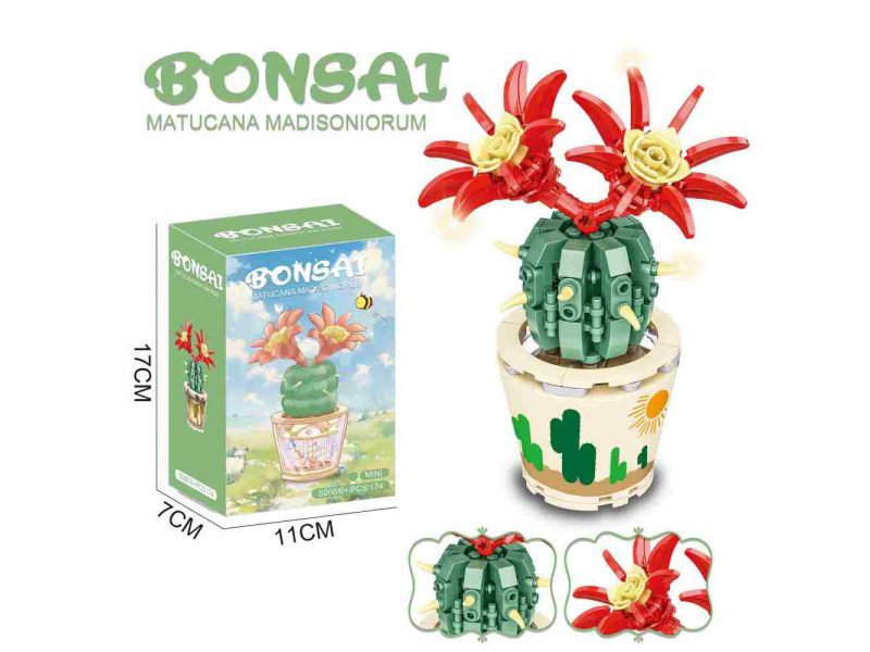 Succulent Building Block Flower Shop 174Pcs- Flower Series