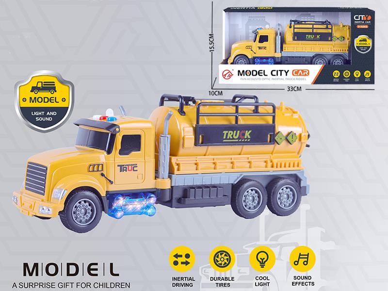 Friction Oil Tank Truck With Sound And Lights