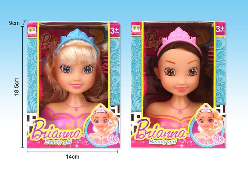 Half-Length Barbie Head