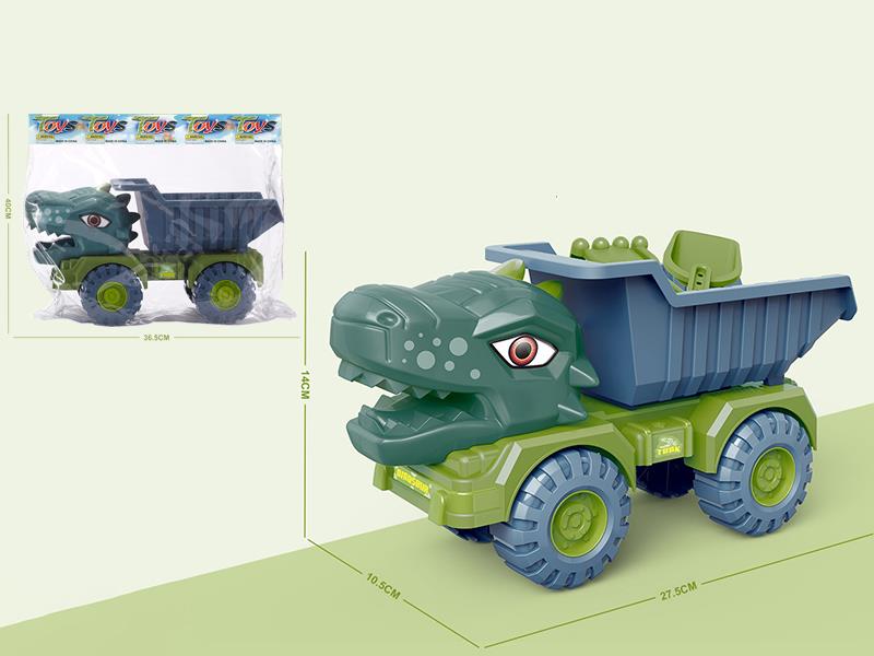 Middle Size Slide Dinosaur Engineering Truck