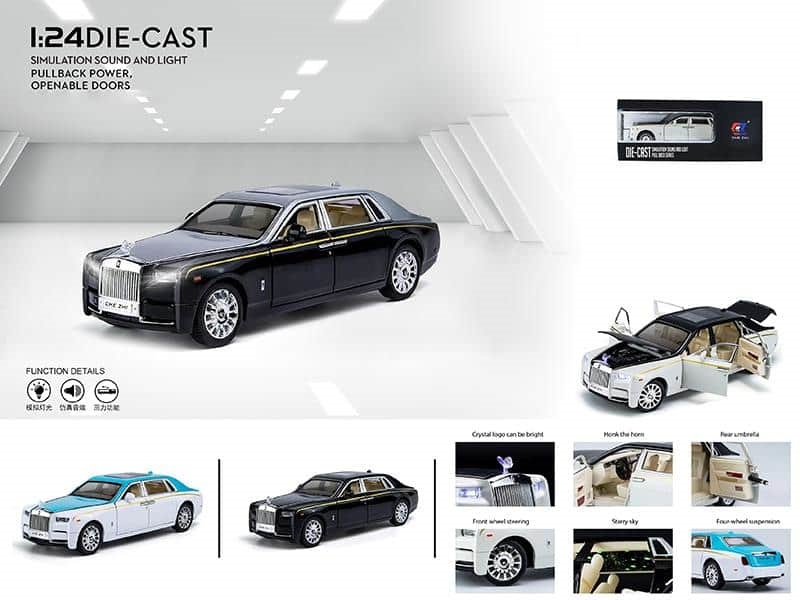 1:24 Rolls-Royce Phantom Alloy Car Model