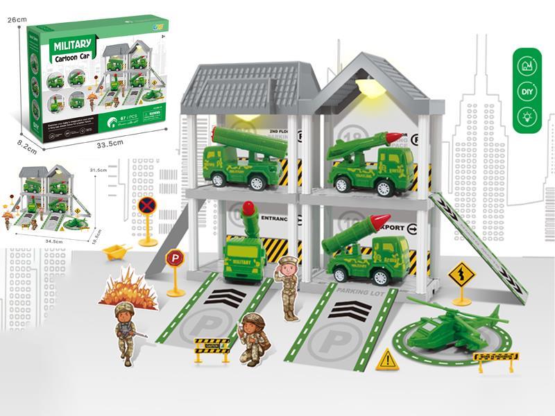 67PCS DIY Villa Military Base