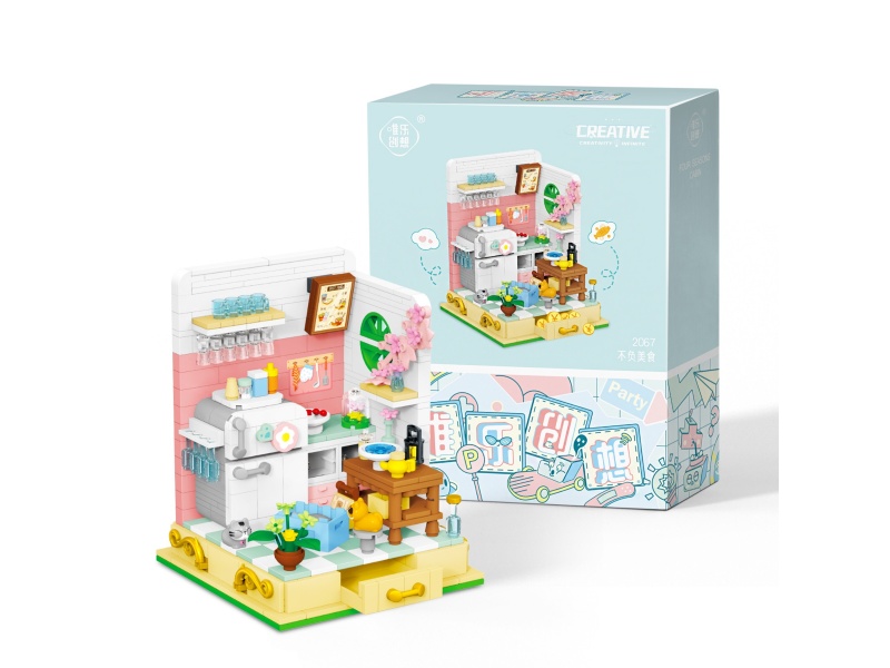 Kitchen Building Blocks 498pcs