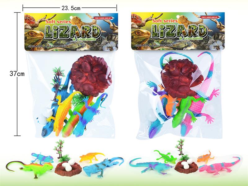 Lizard and Crocodile Set