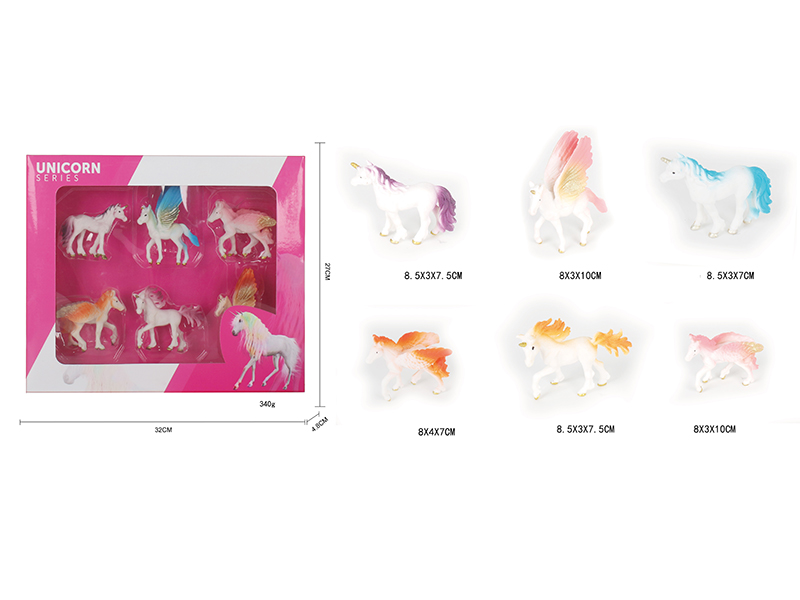 Unicorn Set 6PCS