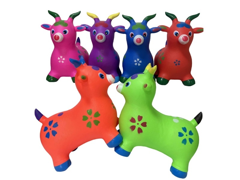 Inflatable Painted Cartoon Sheep With Flash Music