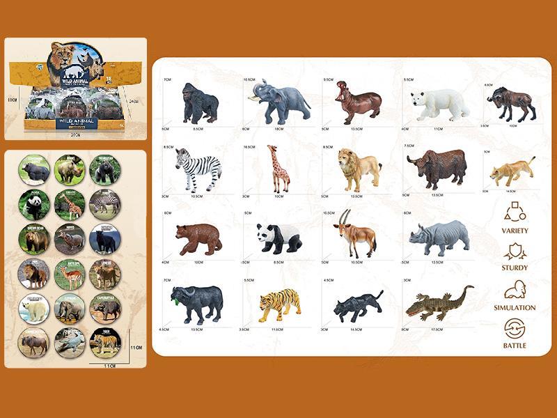 Hollow Wildlife Series 18PCS