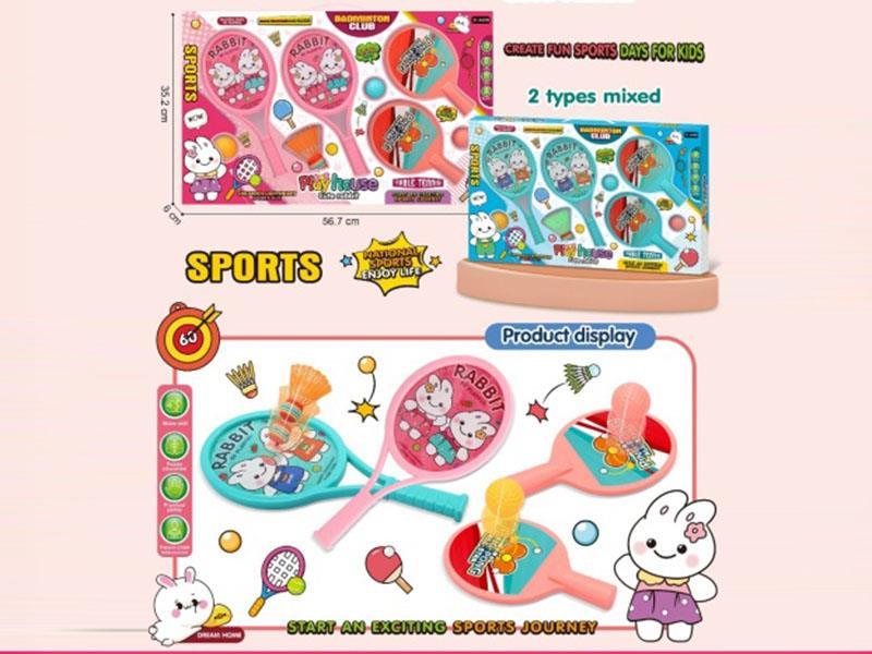Badminton And Table Tennis Set